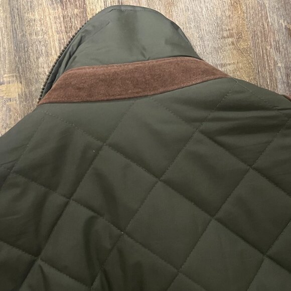 Ralph Lauren Polo Club Quilted Jacket - Olive Green - Men’s Medium - Picture 2 of 16